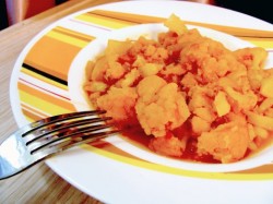 Рецепт - Цветная капуста в томатном соусе