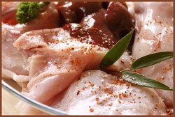 Рецепт - Кролик с горчичным соусом и эстрагоном