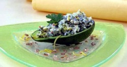 Рецепт - Авокадо с тыквенными семенами